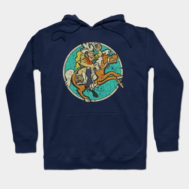Falstaff Beer Fearless & Fannie Rodeo Rider 1974 Hoodie by JCD666